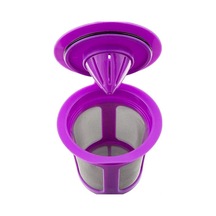 Hfambition Tekrar Kullanılabilir Kahve Filtre Kabı - Taze Kahve Keyfi İçin Mükemmel Çözüm Mor