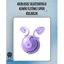 S05 Kablosuz Bluetooth 5.3 Kemik İletimli Spor Kulaklık Ipx4 Suya Dayanıklı, 6 Saat Pil Ömrü