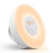 Bioxo Wake-Up Ayarlanabilir 6 Renkli Gece Lambası/Fm Radio/Alarml