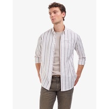 Pierre Cardin Erkek Koyu Kahverengi Gömlek Desenli 50320885-vr084