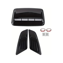 Besthome1 3 Adet Siyah Gm Kaput Hava Çıkışı Dekorasyon Kapağı Otomobil Tasarım Aksesuar