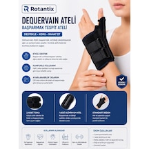 Tr Başparmak Tespit Ateli, De Quervain Tendon İltihabı İçin Alüminyum Balenli Sabitleyici Bileklik, Anne Bileği V