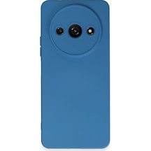 Newface - 888 - Xiaomi Redmi A3 4g Kılıf Nano İçi Kadife Silikon - Edntrend - - Mavi