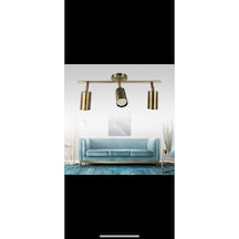 Ilgaz Aydınlatma 3 Lü Mafsallı Modern Spot Eskitme Kaplamalı Kasa Ampul Dahil Detaylar Son Resimde Satıcıya Soru Sor Kahverengi