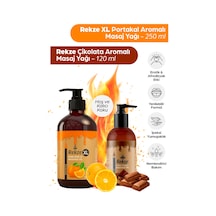 Lüks Çikolata 120ml + Enerji Portakal 250ml Masaj Yağı Seti Romantik, Cilt Dostu, Yenebilir. - 809392992