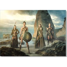 Cakasepetim Wonder Woman Ve Savaşçı Kadınlar Ahşap Mdf Tablo