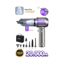 Ahv-09 Kablosuz Taşınabilir Araç İçi El Süpürgesi 20000pa Güçlü Vakum 4 Ü 1 Arada Çok Amaç