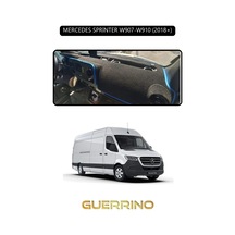 Mercedes Sprinter W907-w910 2018+torpido Koruma Halısı Siyah Kenar