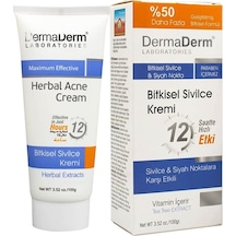 Dermaderm Bitkisel Siyah Nokta Sivilce Kremi 100 gr