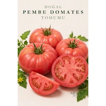 Doğal Pembe Domates Tohumu 100 Ad Ata Tohum