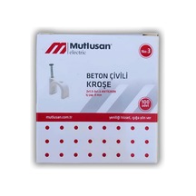Mutlusan Çivili Kroşe 3 No 100'lü Paket