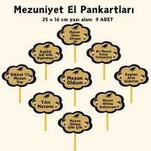 Mezuniyete Özel Yazılı El Pankartı 03