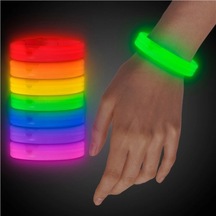 Glow Partisi Glow Ekstra Kalın Fosforlu Bileklik 6 Renk 6 Adet 5324