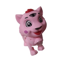 Işıklı Ve Sesli Yürüyen Sevimli Hayvan Oyuncak Pembe Renk