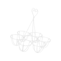 Suntek Yemek Odası Tezgah Dekoru Beyaz Için Metal Yumurta