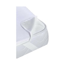 Bebesi Sıvı Geçirmez Tek Kişilik Alezi 90x200 Cm Yatak Koruyucu Micro Kumaş Beyaz