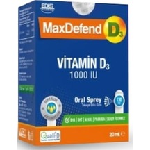 Maxdefend Vitamin D3 1000 Iu 20 ML Oral Sprey