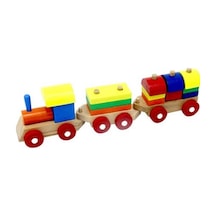 Oyuncak Playwood Eğitici Ahşap Bultak Tren