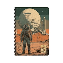 Keskin A4 80 Yp.kar. Pp Kp.spiralli Galaxy Defter