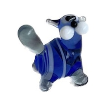 El Yapımı Mini Murano Cam Kedi Biblo A114-02