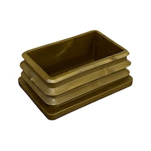 Cateksss 40x60 Mm Kademeli İç Profil Tapası Kahve Ral8000 - 52 Li Paket Kahverengi