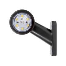 Ultra Mini Düz Led İşaret Lambası Beyaz Kırmızı 12-24v 12 Led 80mm 1 Adet