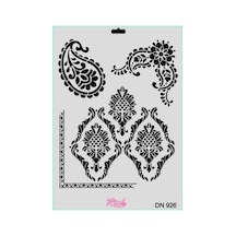 Mey İthalat Rich Dantel Seri Dn-926 Stencil 35x25 Cm