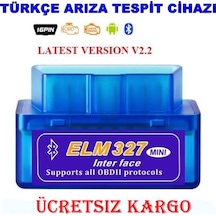 Elm327 Türkçe Super Mini Bluetooth V2.1 Obd2