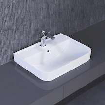 Turavit Luna Tezgah Üstü Lavabo 55 CM