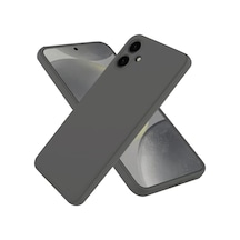 Galaxy A06 Kılıf First Silikon - Gri