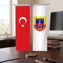 Jandarma Genel Komutanlığı Ve Türkiye Bayrağı Kırlangıç T Tipi Masa Bayrak Takımı Diğer