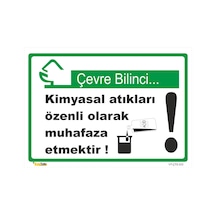 Kimyasal Atıkları Özenli Olarak Muhafaz Etmektir - Isg Levhası Levha 50x70 Cm Dekota 3 Mm
