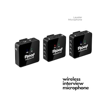 Roof Wıreless Go 2 Intervıew Mikrofon Çift Kişilik Kablosuz Yaka Mikrofonu