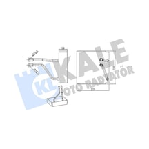 Kale 349995 Evaporatör Klima Radyatörü - Ford Fiesta 2001-2008 1.4 16v Klimalı Modeller 1206933 - 2s6h19850aa