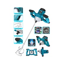 Dragro DRG-3000KRŞT 3000 W Bakir Sargi 6 Kademe Elektirikli Alçı Boya Ve Harç Karıştırıcı Mavi