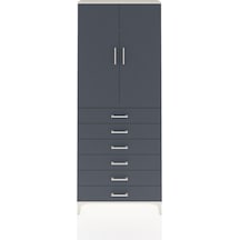 Arges Dolap 3 Raflı 6 Çekmeceli 2 Kapaklı 88x30x221 Aytaşı-an... Aytaşı