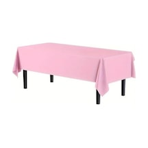 Plastik Kullan At Masa Örtüsü Pembe 137 270 Cm