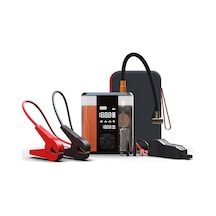 Wiwu Cg201 4in1 Dijital Led Göstergeli Araç Akü Acil Durum Takviye Güç Kaynağı Powerbank 40w 8800mah
