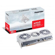Powercolor AMD Hellhound Spectral White RX7900XT 20G-L/OC/WHITE 20 GB GDDR6 320 Bit Ekran Kartı