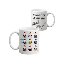 Yönetici Asistanı Isimli Kupa Bardak - Sekretere Hediye