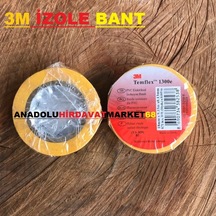 3M 18Mm İzole Bandı Elektrik Bandı 10Mt Kanal Bant Sarı 2Ad