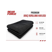 Robeve Bear Force Araç Kurulama Havlusu 60x80 Cm 800 Gsm Twisted Loop Mikrofiber Oto Kurulama Bezi Yüksek Su Emici Çiziksiz Araç Kurulama Havlusu Profesyonel Araç Bakım Ve Oto Yıkama Bezi
