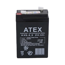 Mepa Atex Ax6-2.8 6v 2.8ah Akü Najmaddin Standart