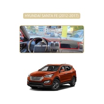 Hyundai Santa Fe 2012-2017torpido Koruma Halısı Bej Kenar