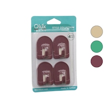 4pcs Dome Askı No-1 Rekli Plastik Yapışkanlı Montaj 5615 50cm