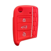 Autohan Keys Volkswagen İçin Lüks Nano Anahtar Koruma Kılıfı, Golf 7, Golf 7.5, Tiguan, Polo, T Standart