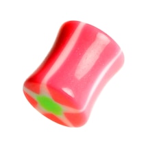 Tdgr00836 Karpuz Desen Bioplast Tunnel Piercing K4 Çok Renkli