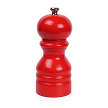 Kırmızı Ahşap Tuz Ve Karabiber El Değirmeni Öğütücü Grinder 12 Cm Kırmızı Kırmızı Ahşap Tuz Ve Karabiber El Değirmeni Öğütücü Grinder 12 Cm Kırmızı