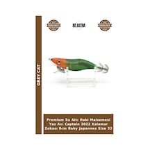 Premium Su Altı Hobi Malzemesi Yaz Avı Captain 3022 Kalamar Zokası 8cm Baby Japannes Size 22