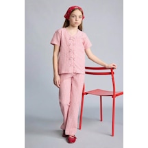 Defacto Regular Fıt 2li Pijama Takımı Kız Çocuk H2657a826spbr96 Pembe-br96